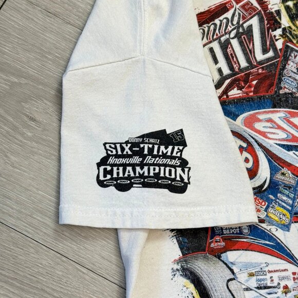 2012 Donny Schatz Siz-Time Knoxville Nationals Champion Sprint Car T-Shirt Small - Picture 5 of 9